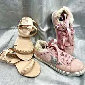 Kids Shoe LOT of 2 pairs - Alexandria Brandao & HOO - Size 13